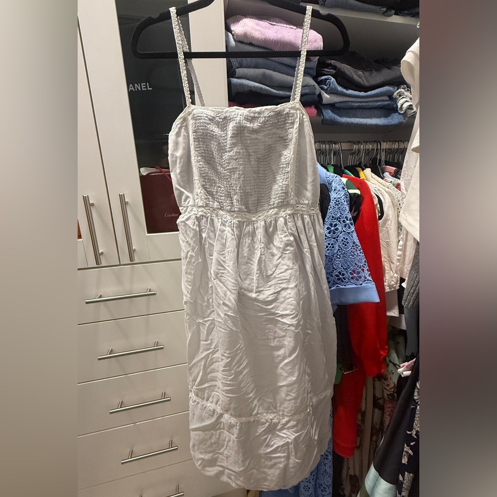 Light Grey Zara Spaghetti Strap Maxi Dress